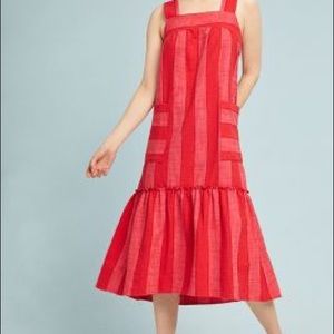 Maeve by Anthropologie sz S tonal stripe dress